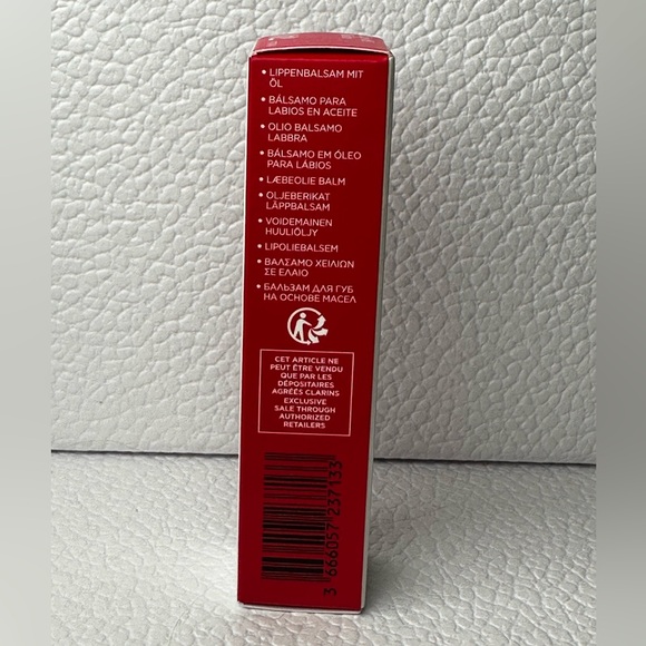 🆕 CLARINS PARIS Lip Oil Balm in Shade: 02 Pitaya NIB - Picture 5 of 9